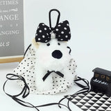 Polka Dot Puppy Keychain