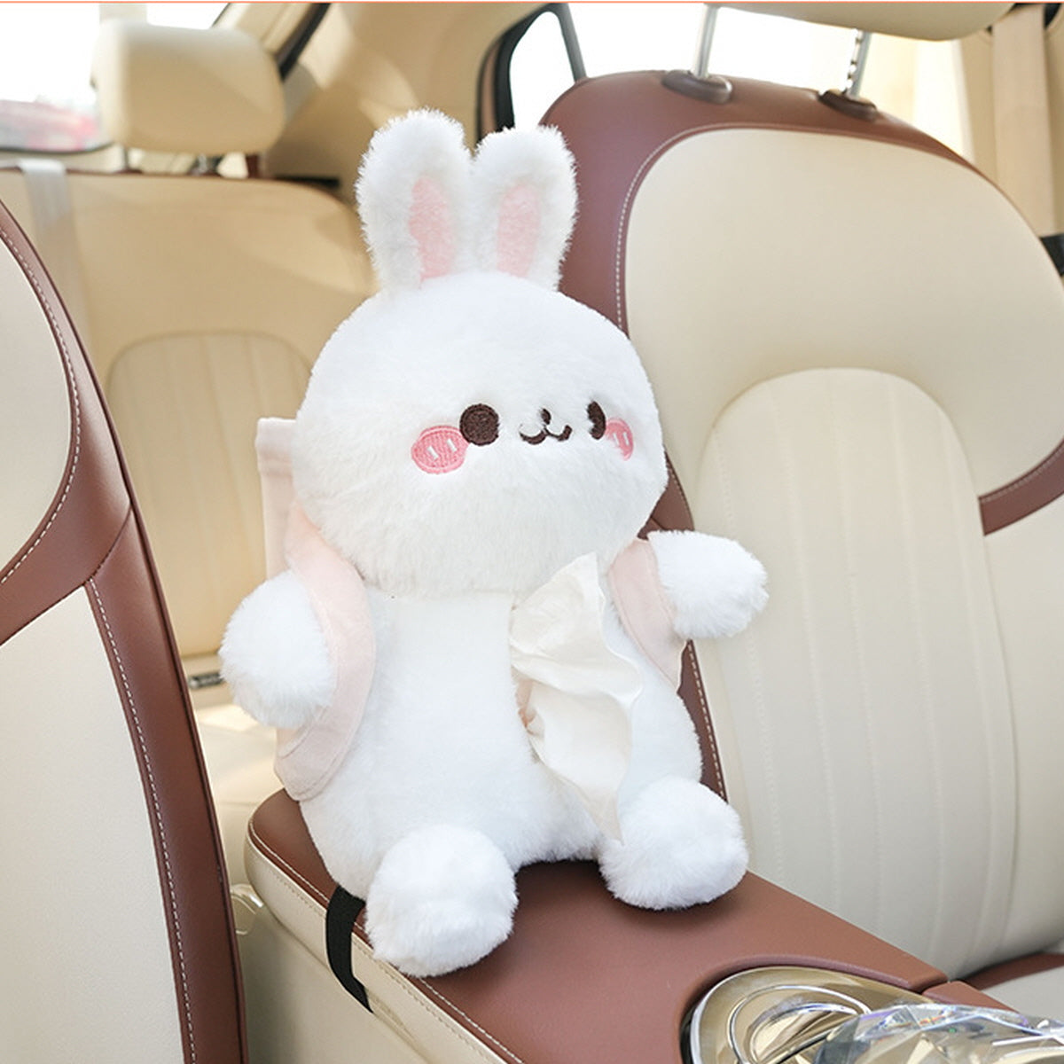 Cute Animal Tissue Cover With Storage