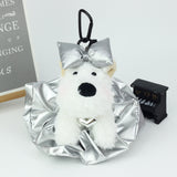 Dress Puppy Keychain