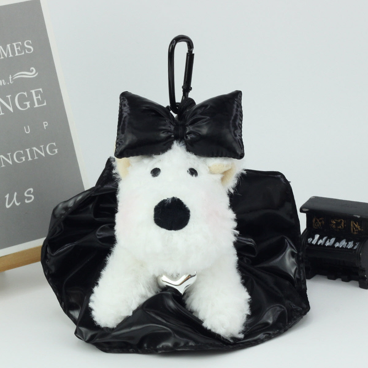 Dress Puppy Keychain