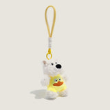 White Puppy Bag Charm