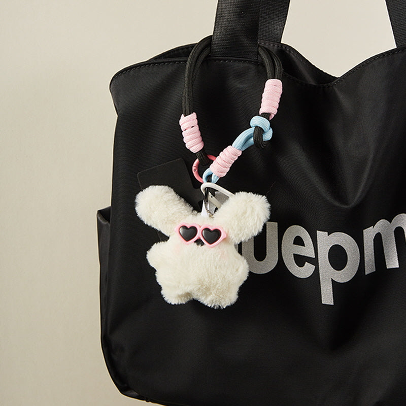 Heart Sunglasses Bunny Bag Charm
