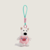 White Puppy Bag Charm
