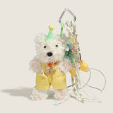 Party Hat Bear Bag Charm