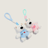 White Puppy Bag Charm