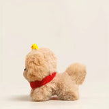 Red Scarf Brown Puppy