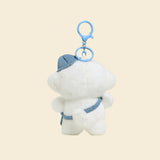Puppy With Glasses Keychain
