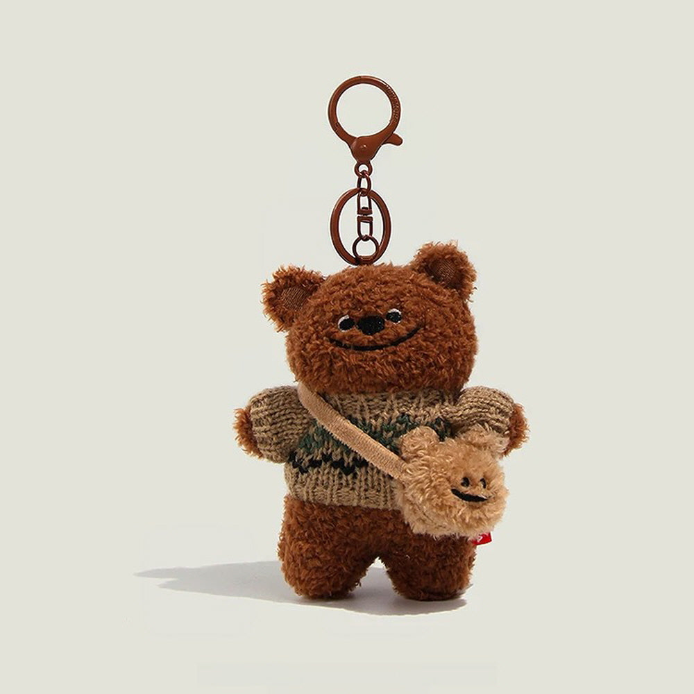 Smiley Bear Keychain