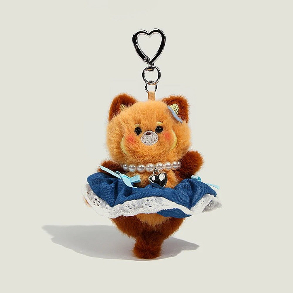 Cute Animal Ballerina Keychain
