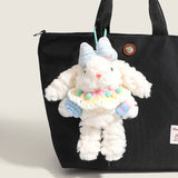 White Bunny Bag Charm