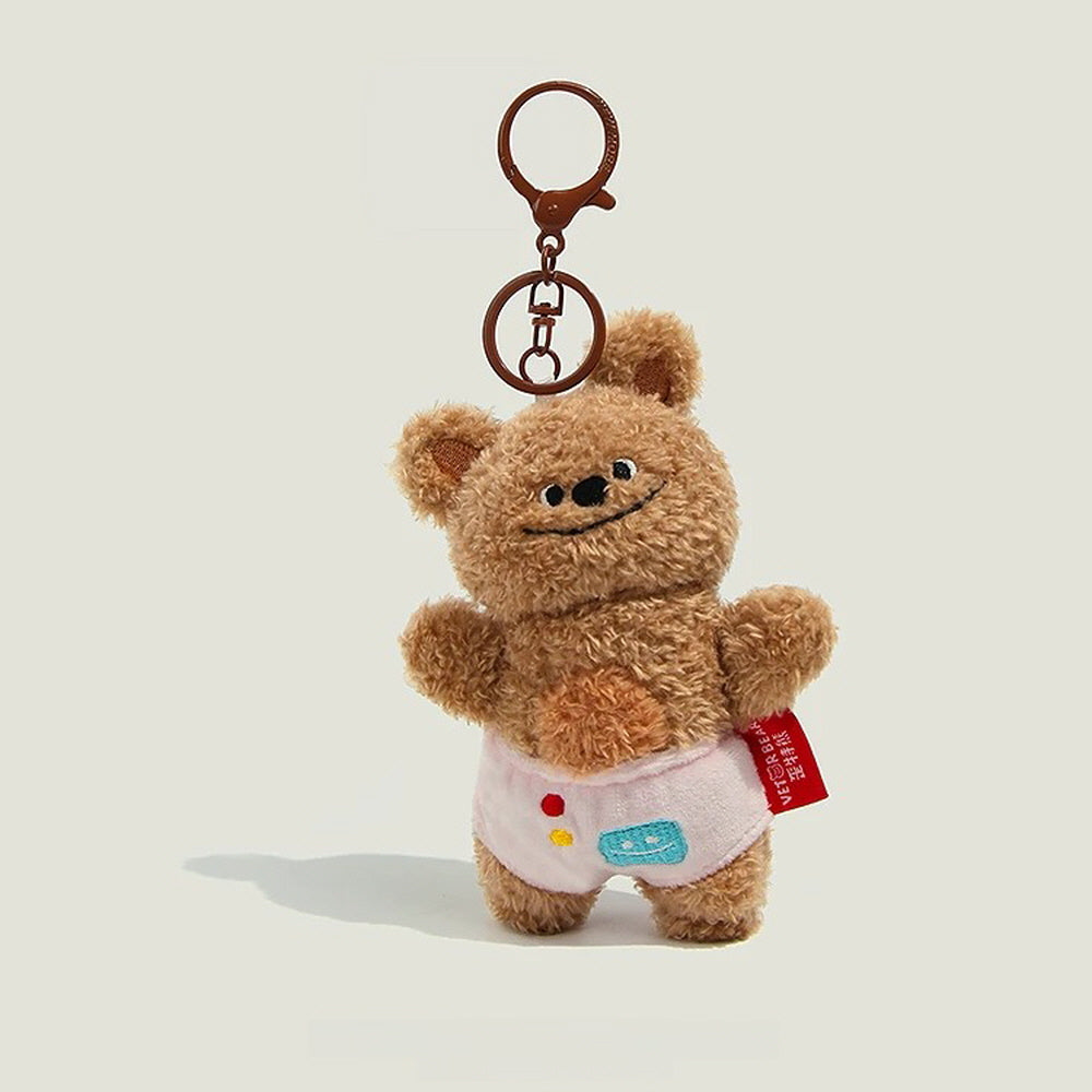 Smiley Bear Keychain