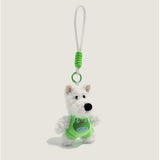 White Puppy Bag Charm