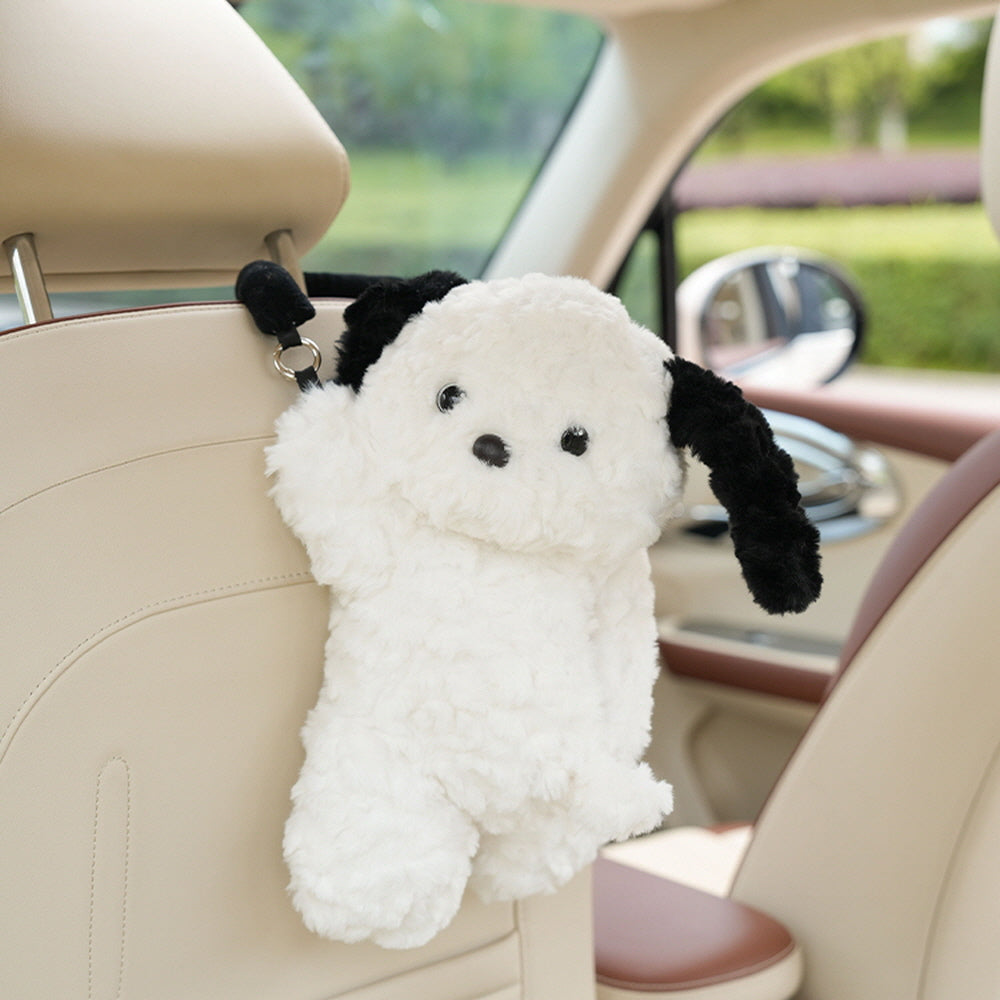 Cute Puppy Tissue Box For Car
