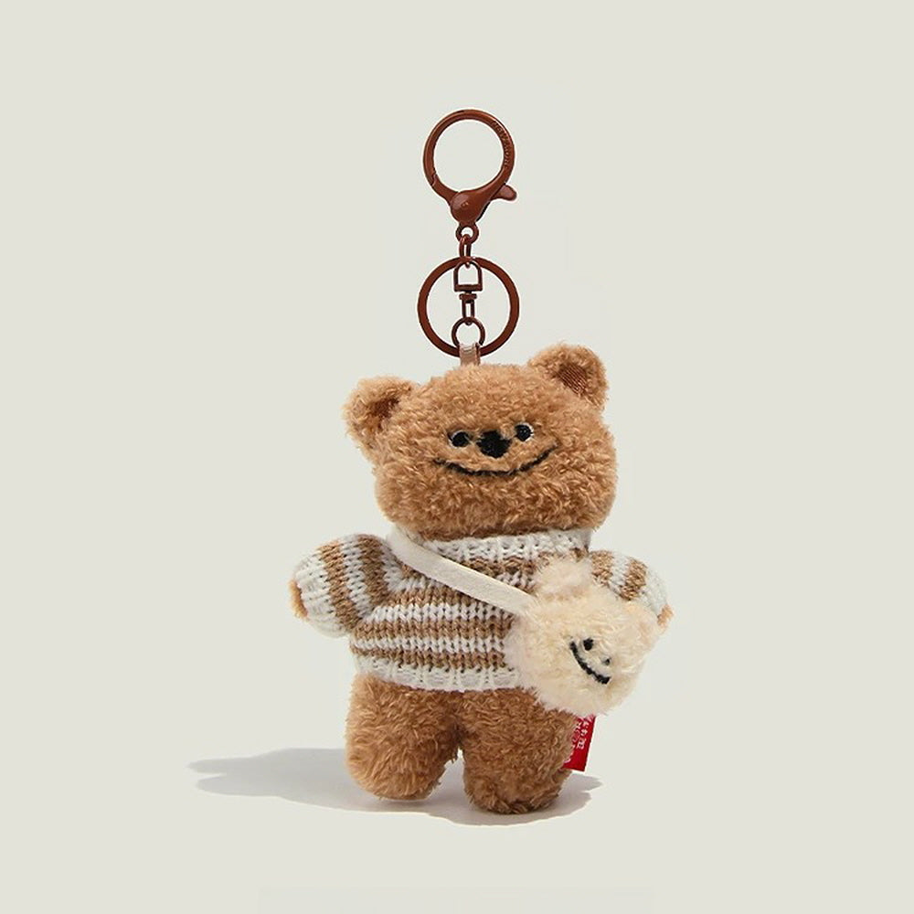 Smiley Bear Keychain