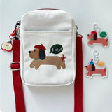 Party Hat Puppy Phone Crossbody Bag