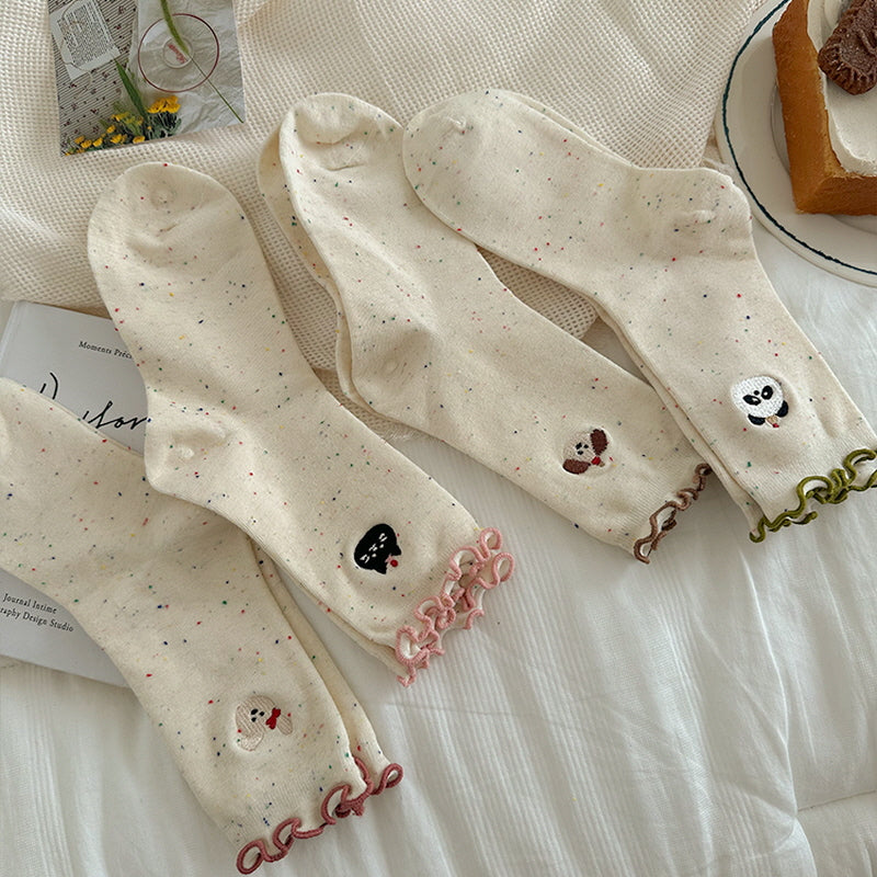 Ruffle Animal Socks