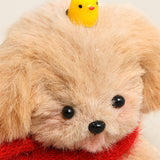 Red Scarf Brown Puppy