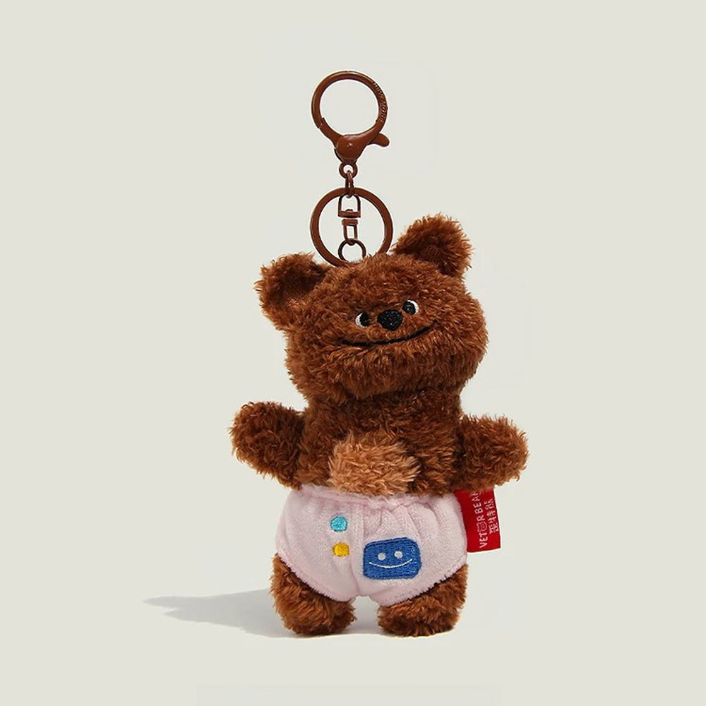 Smiley Bear Keychain