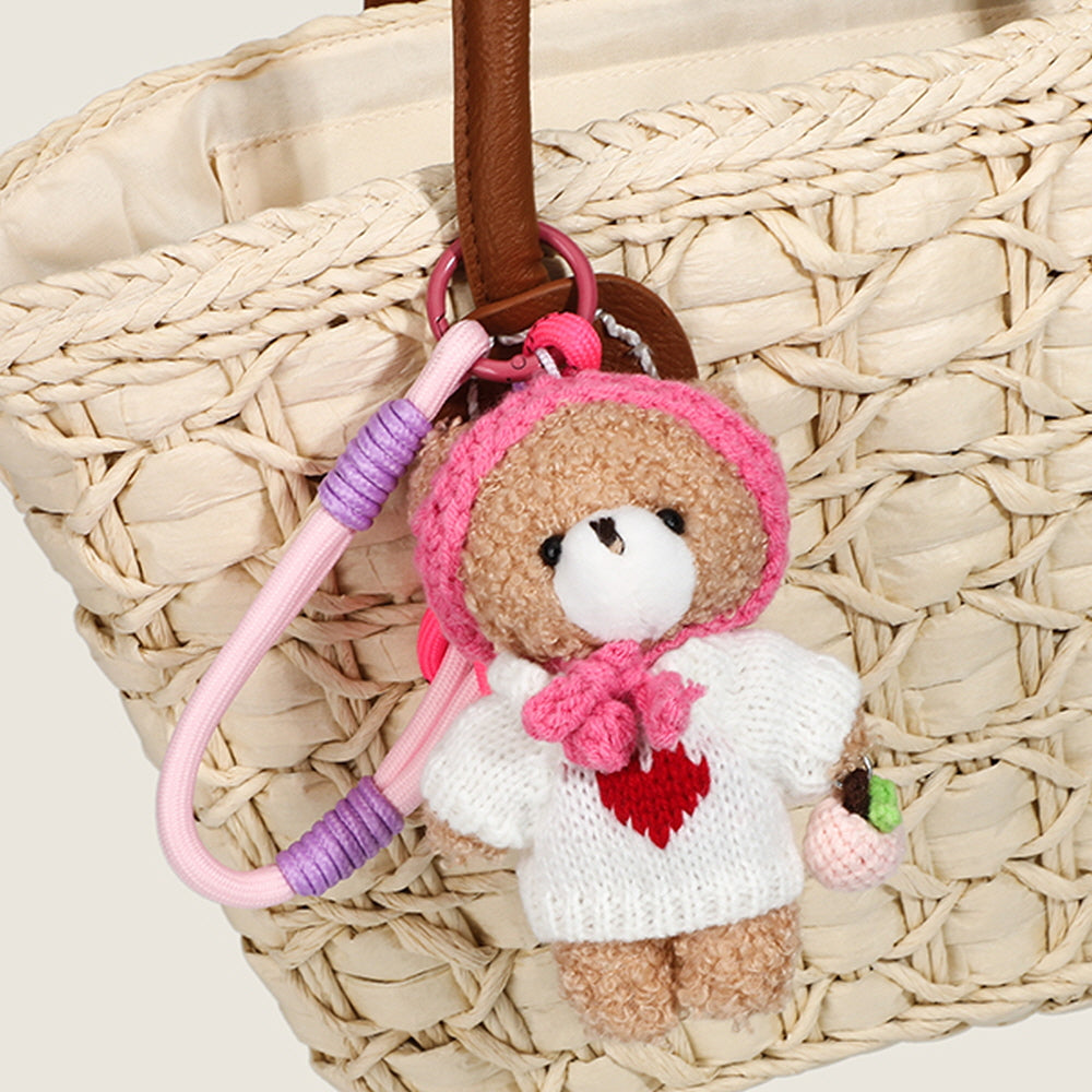 Sweater Bear Bag Charm
