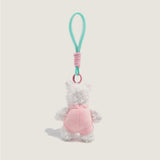 White Puppy Bag Charm