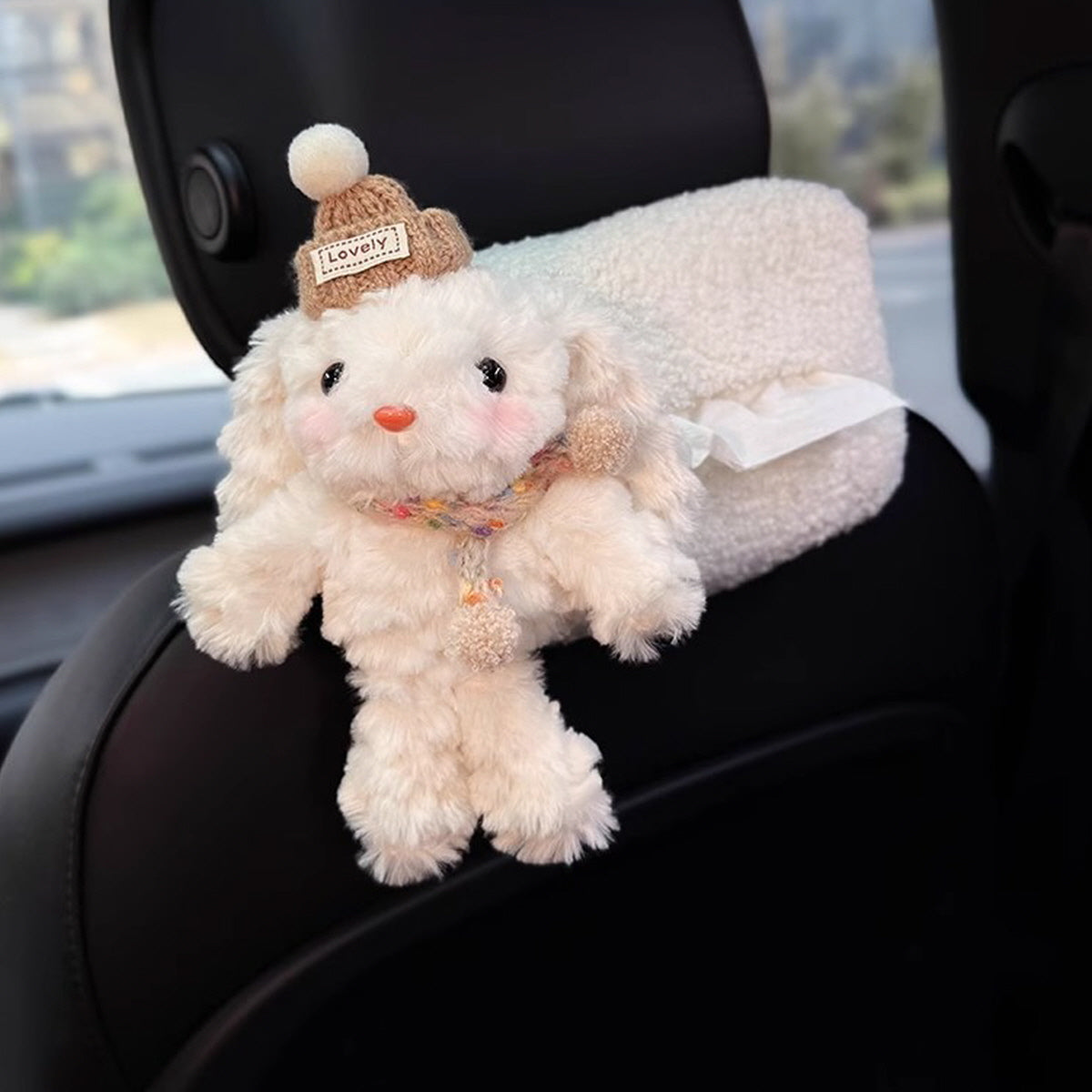 Bunny Tissue Box Cover For Car
