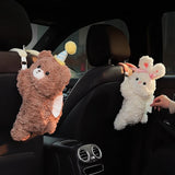 Cute Bear And Bunny Tissue Cover For Car