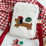 Party Hat Puppy Phone Crossbody Bag